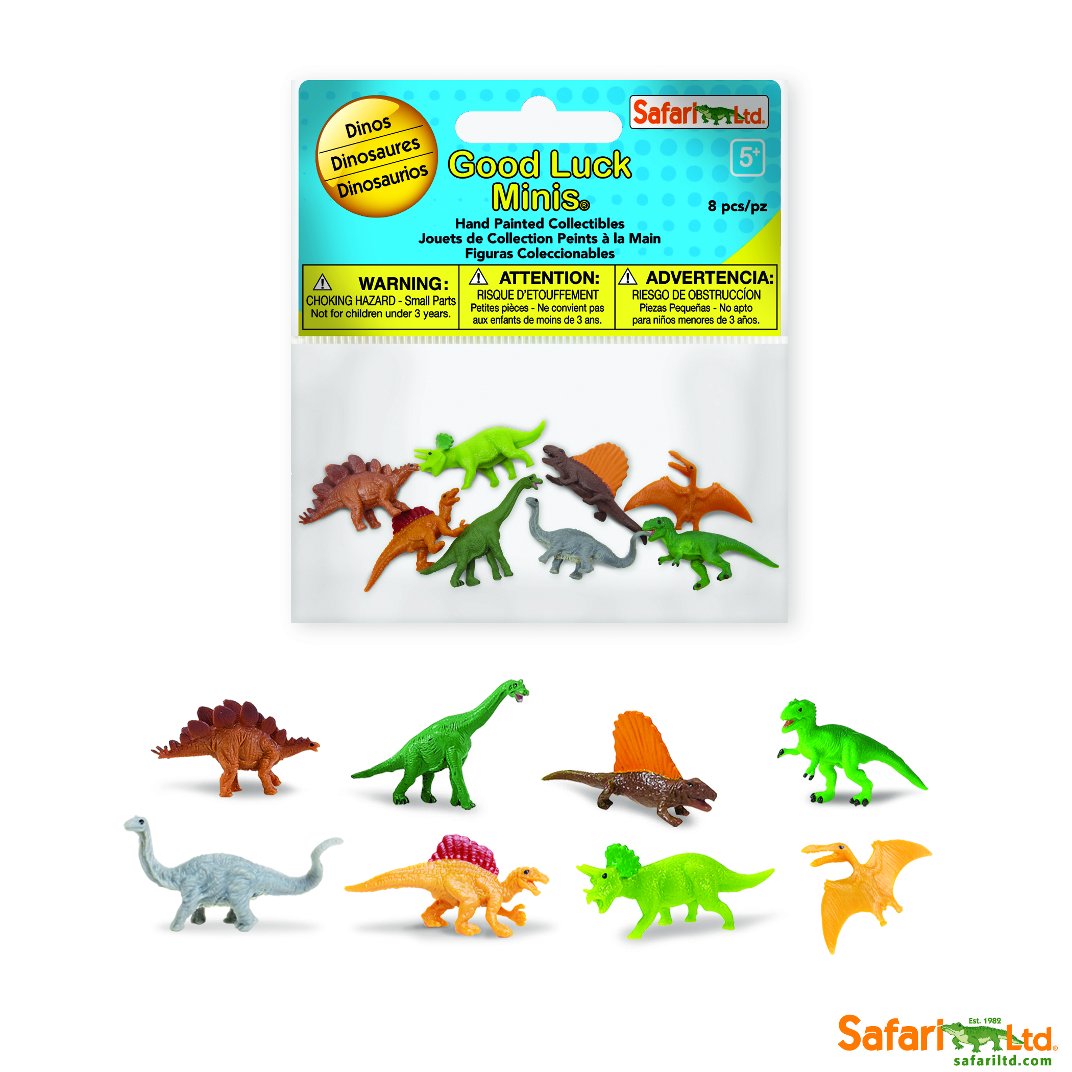 Details about   Set of 10 Good Luck Mini Tiny Model Figure Apatosaurus Dinosaur Safari Ltd 