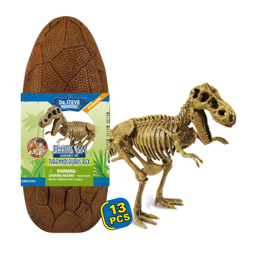 Geoworld Jurassic Egg Assembly Set Elasmosaurus Skeleton Dinosaur Replica Kit 