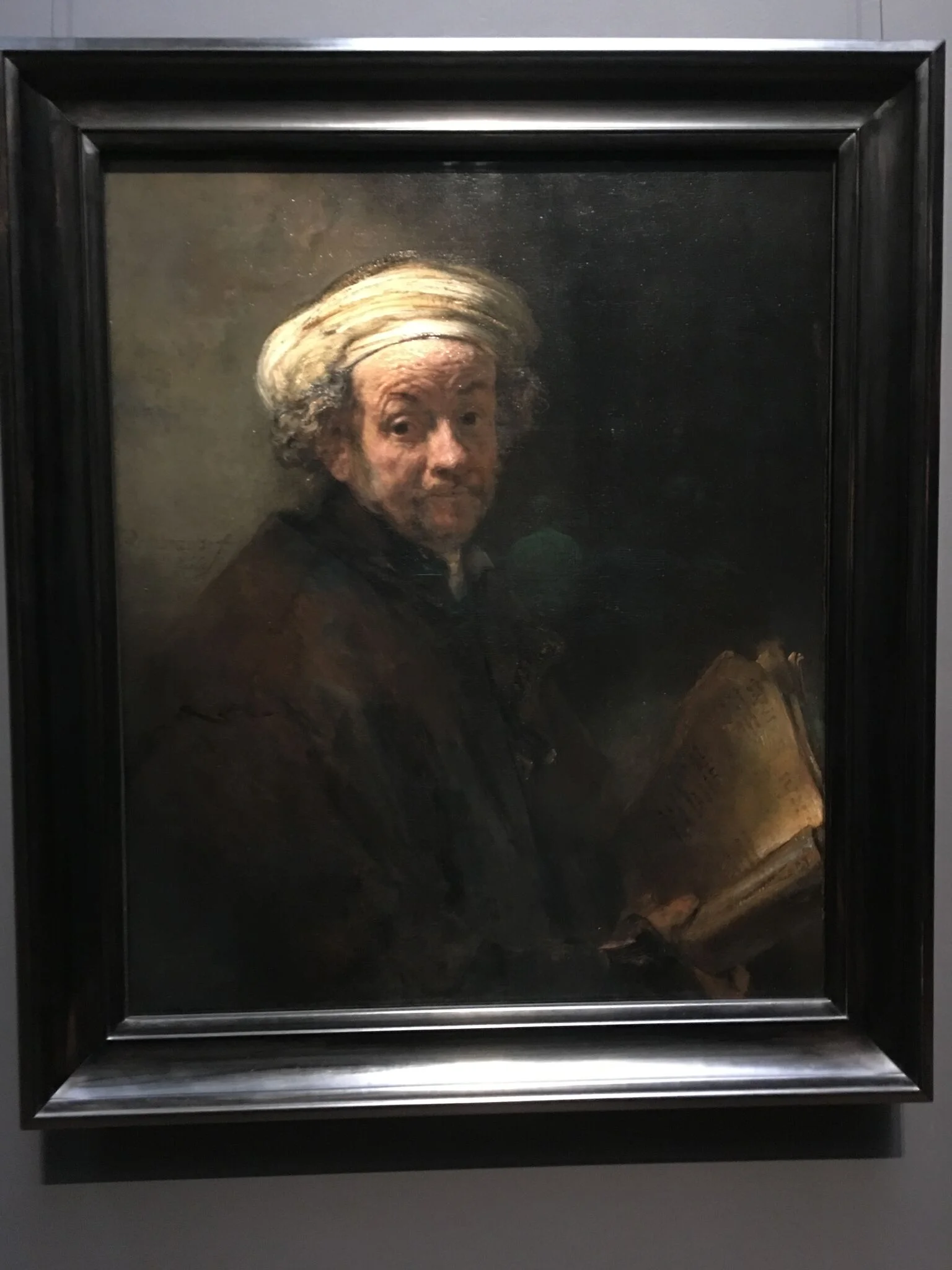 The above is a self portrait by Rembrandt in his later life, not long before he died. MaryAnn shared with us the difficulties he had in his life as well as information about the paintings he did. Though we didn't have to, we took many pictures in the Rijksmuseum. Why didn't we have to? Because they have them all available in high quality for download from their website, for free! Once we return home, I'm sure I'll be downloading some of them. We spent a good deal of time looking at and learning about many of them, but a favorite was the Night Watch. Check it out online!