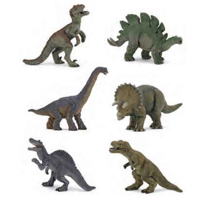 lot dinosaures PAPO 
