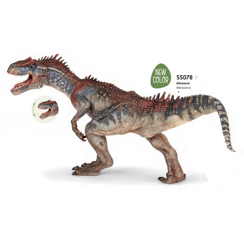 2019 Colour Papo Dinosaures-Stégosaure 55079-Neuf 