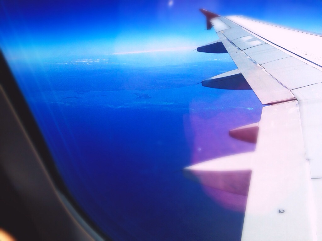 Flying over Cuba today... Strange feelings to look down at this Island considering the poverty and oppression that happens there... So close to home. 