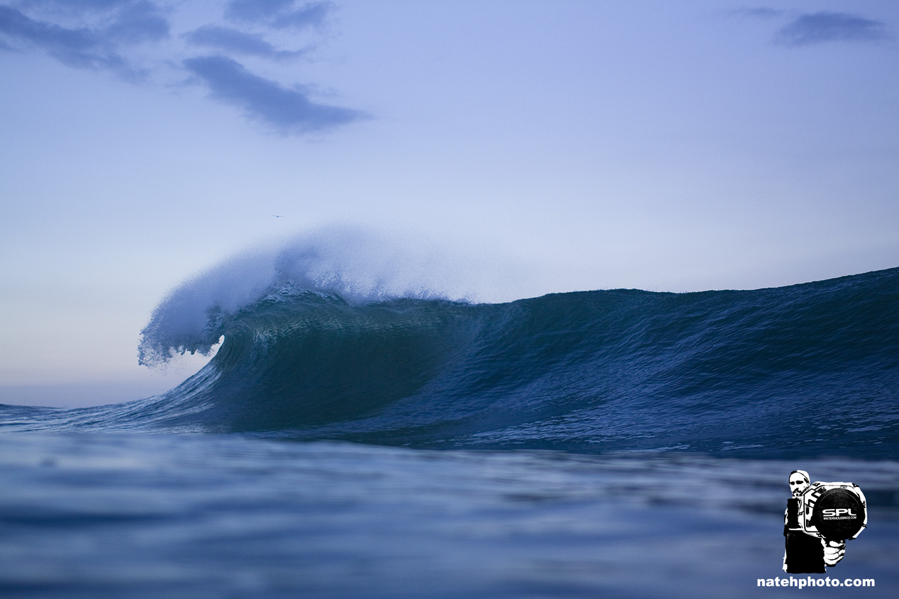 Peaky, clean, and size-able surf. 
