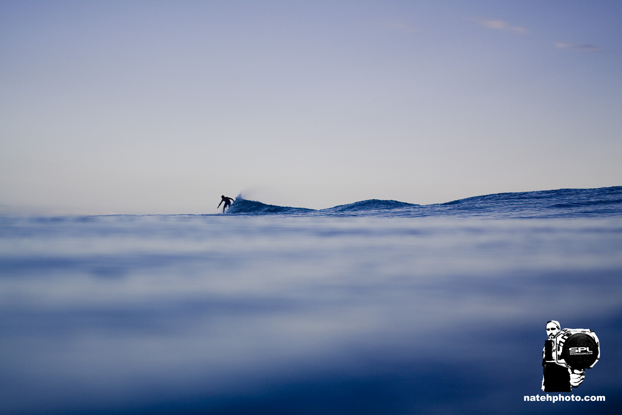 Dropping in. 
