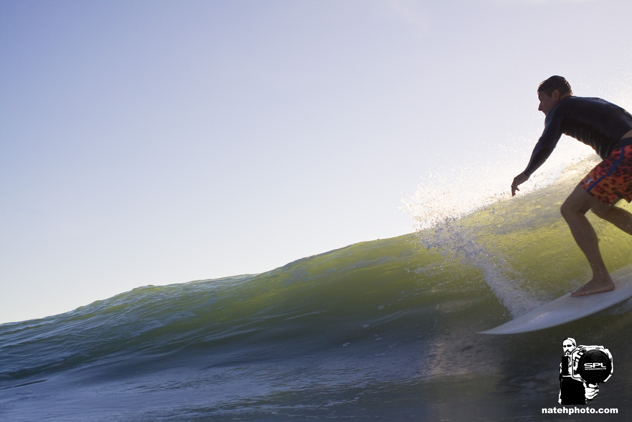 Pastor Jim Gallagher found a couple fun corners on the inside. 