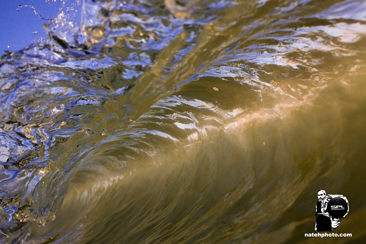 Morning Glass with some off shore winds and a touch of backwash. This wave if near perfect. 