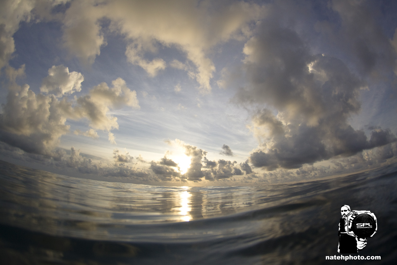 I love getting into the water early to watch the day begin! 