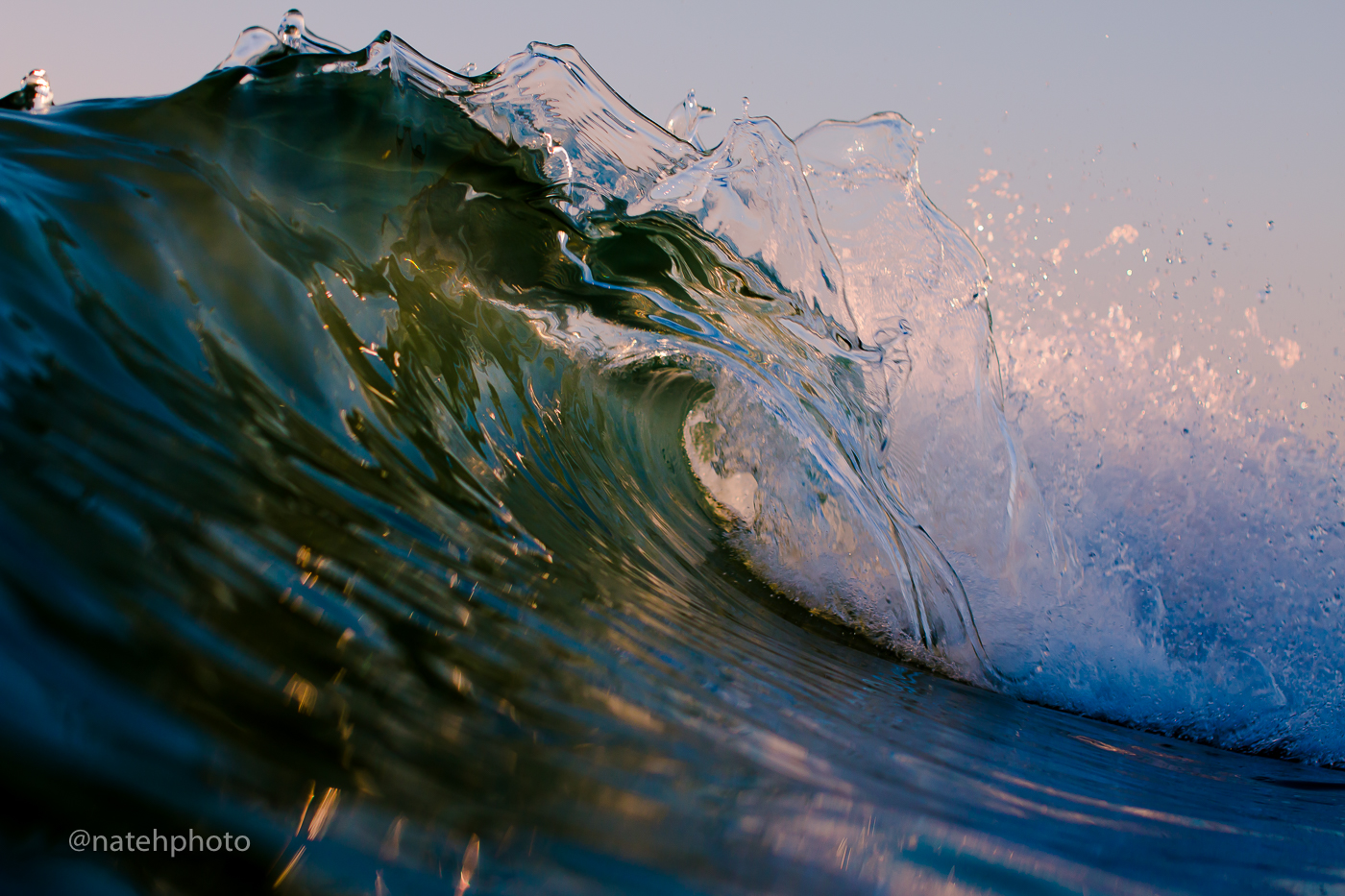 Another great example of the unexpected happening. A little back wash fanned this barrel up. 
