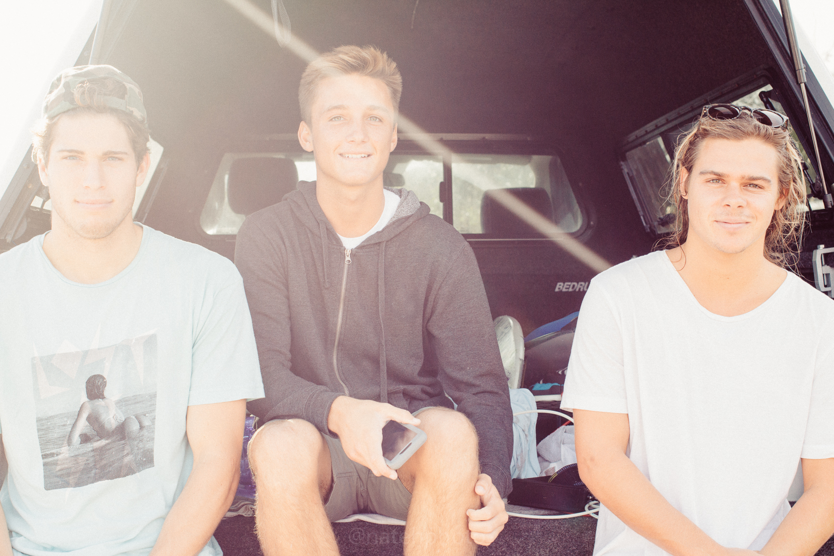 Da Guys. The faces you'll see most at the inlet, and they all rip! 