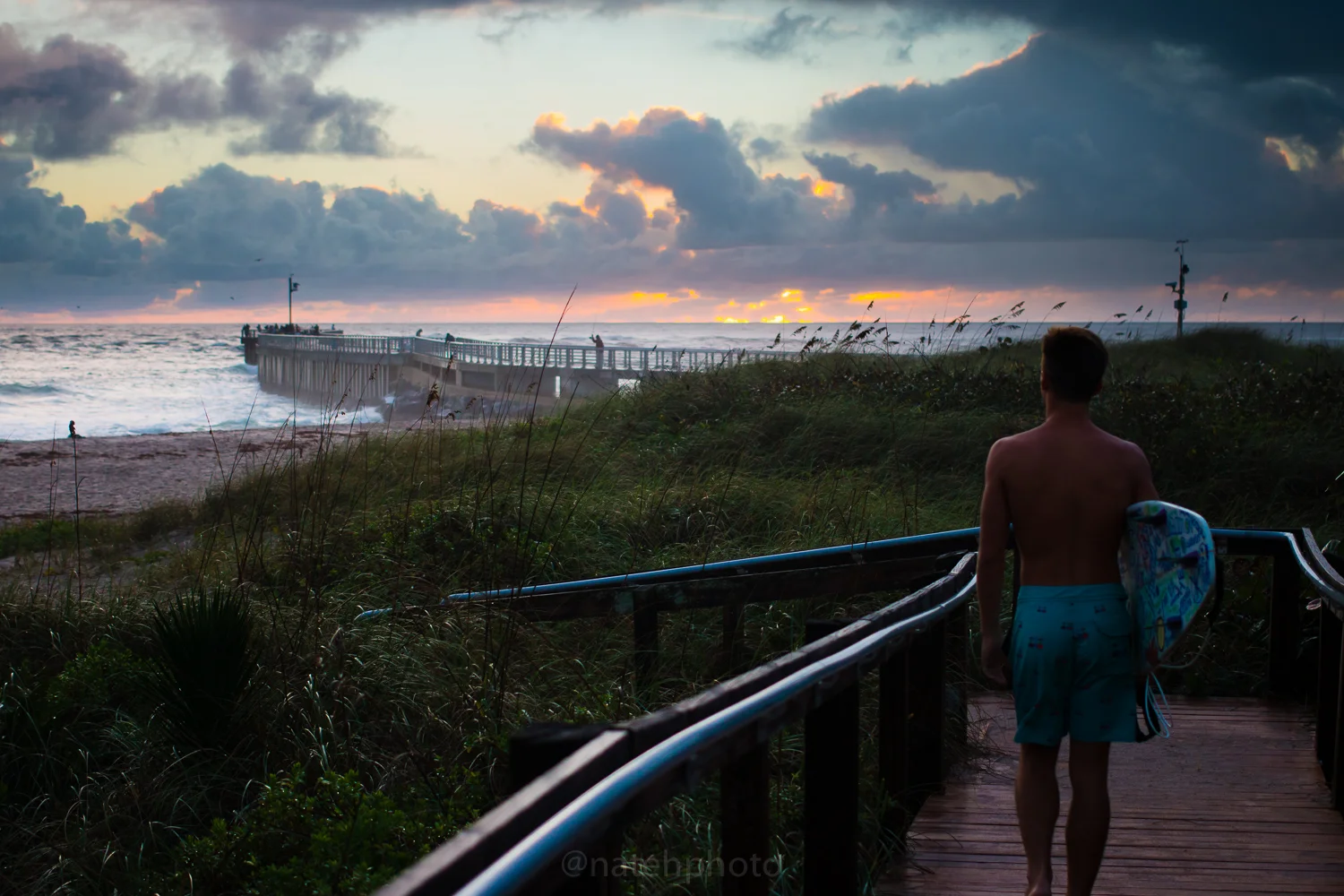 That's a view that will never get old. Chauncey Robinson soaking it all in. 