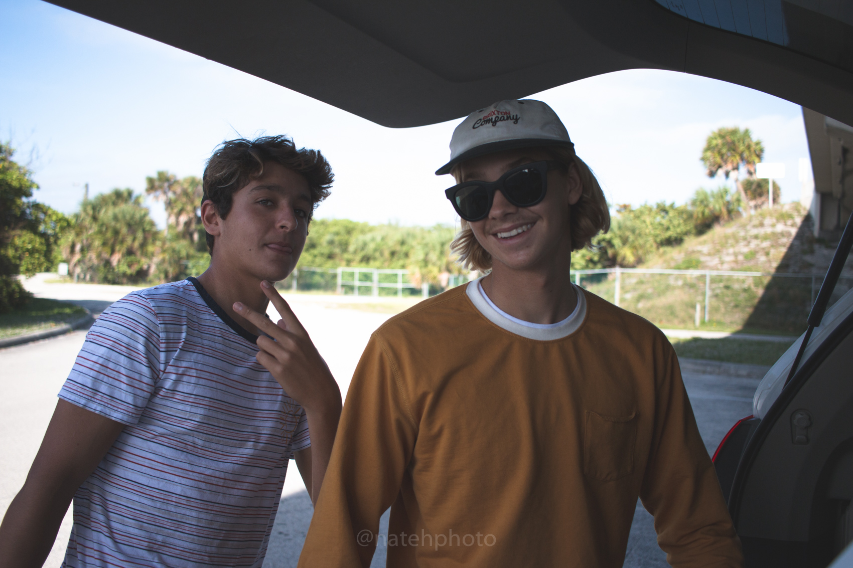 Two of New Smyrna's favorite kids, Bobby Levy and Matthew Glenn. 