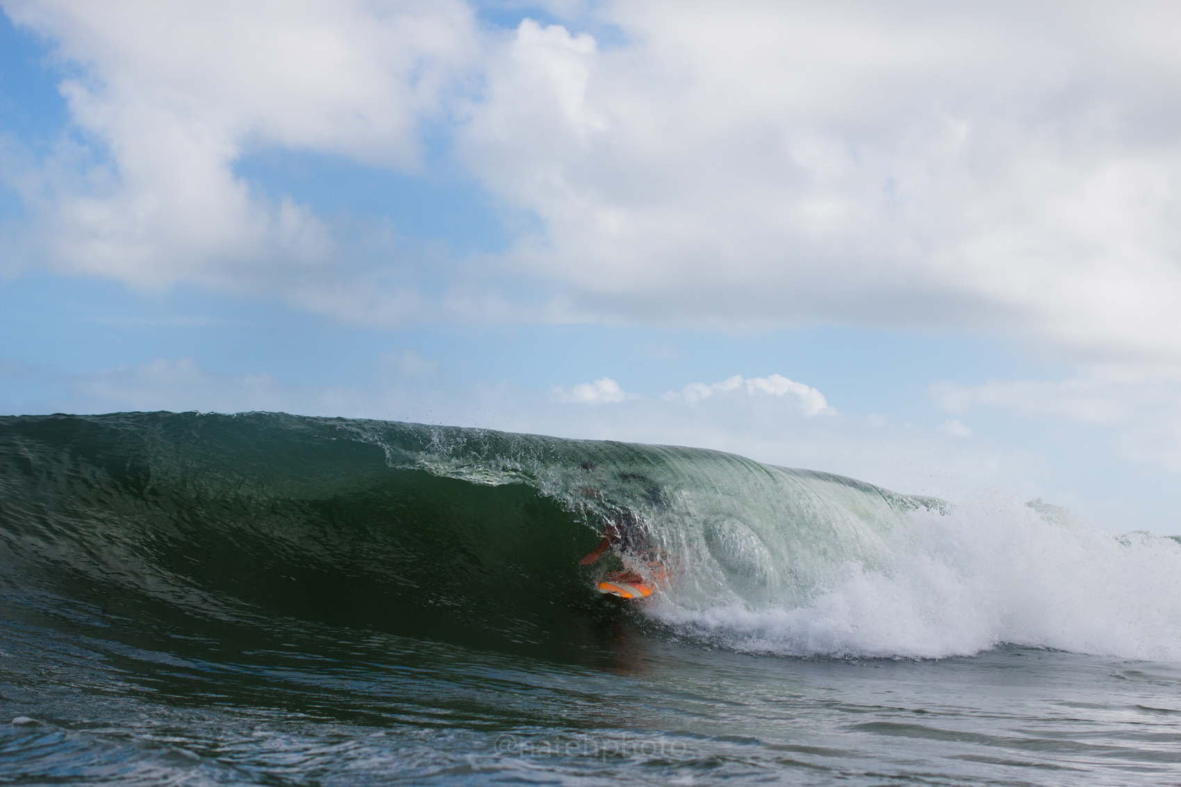 And of course Blake Speir is not going to let dad surf alone, he'll be in the barrels as much as his pops. 