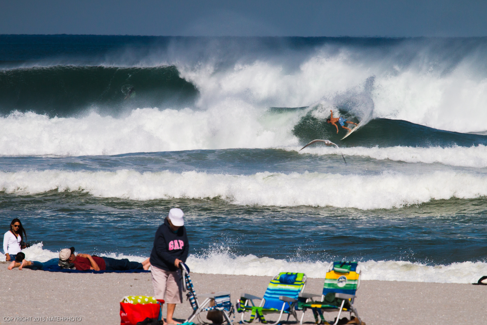 If Chauncey isn't getting barreled by the wave then he's ripping its face off. 