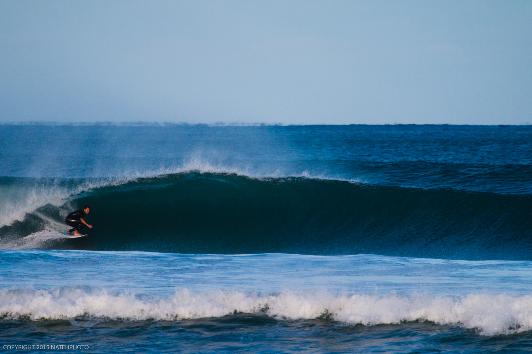 I first met Matt Oberman on a very similar wave in Nicaragua called Colorados, he was doing the same thing there as he is here. 
