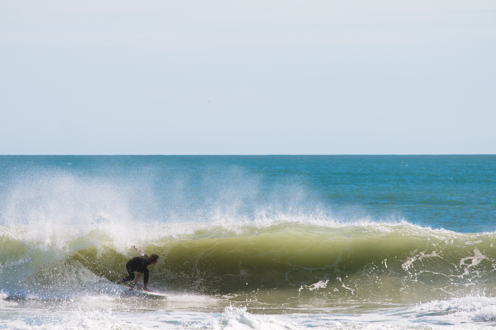 Matthew Glenn packed up a few lefts. 