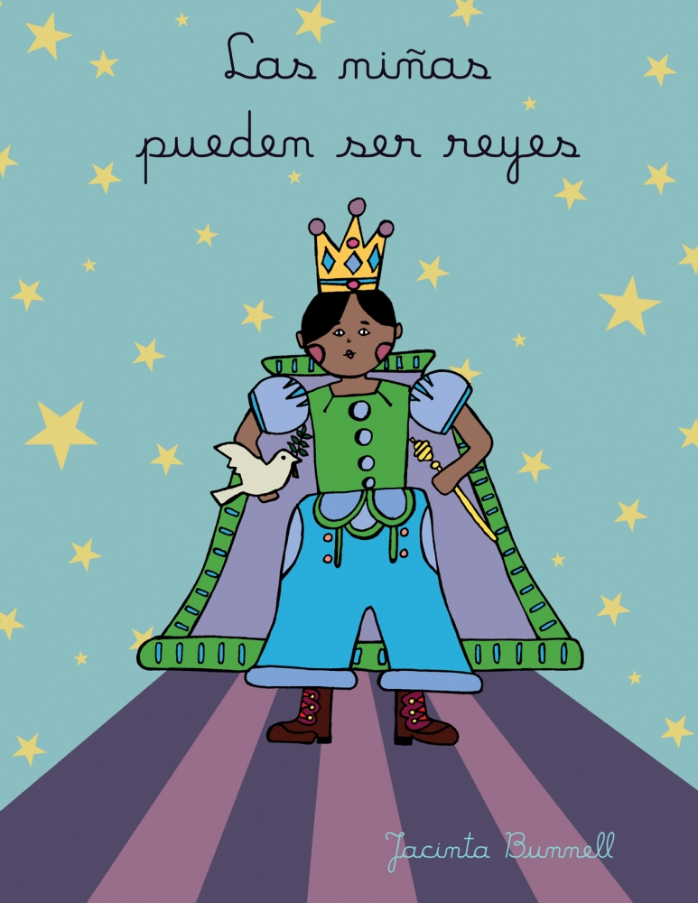 Las Niñas pueden ser reyes libro para colorear 