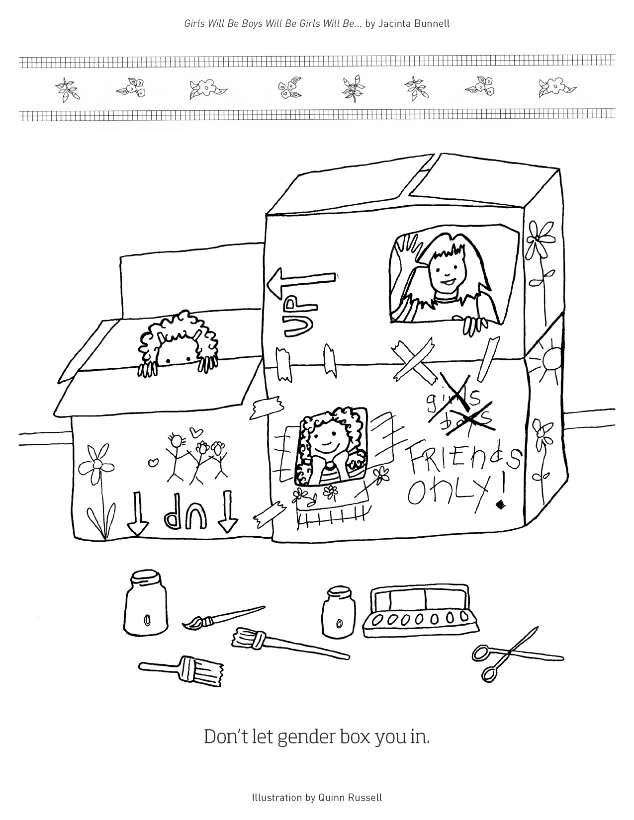 Download Girls Will Be Boys Will Be Girls Will Be Coloring Book Queerbook Committee