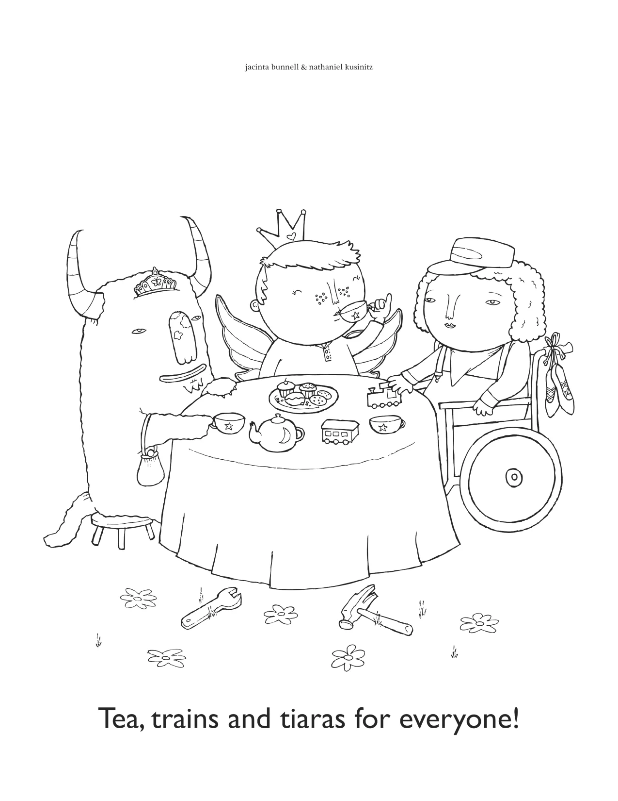 Sometimes The Spoon Runs Away With Another Spoon Coloring Book