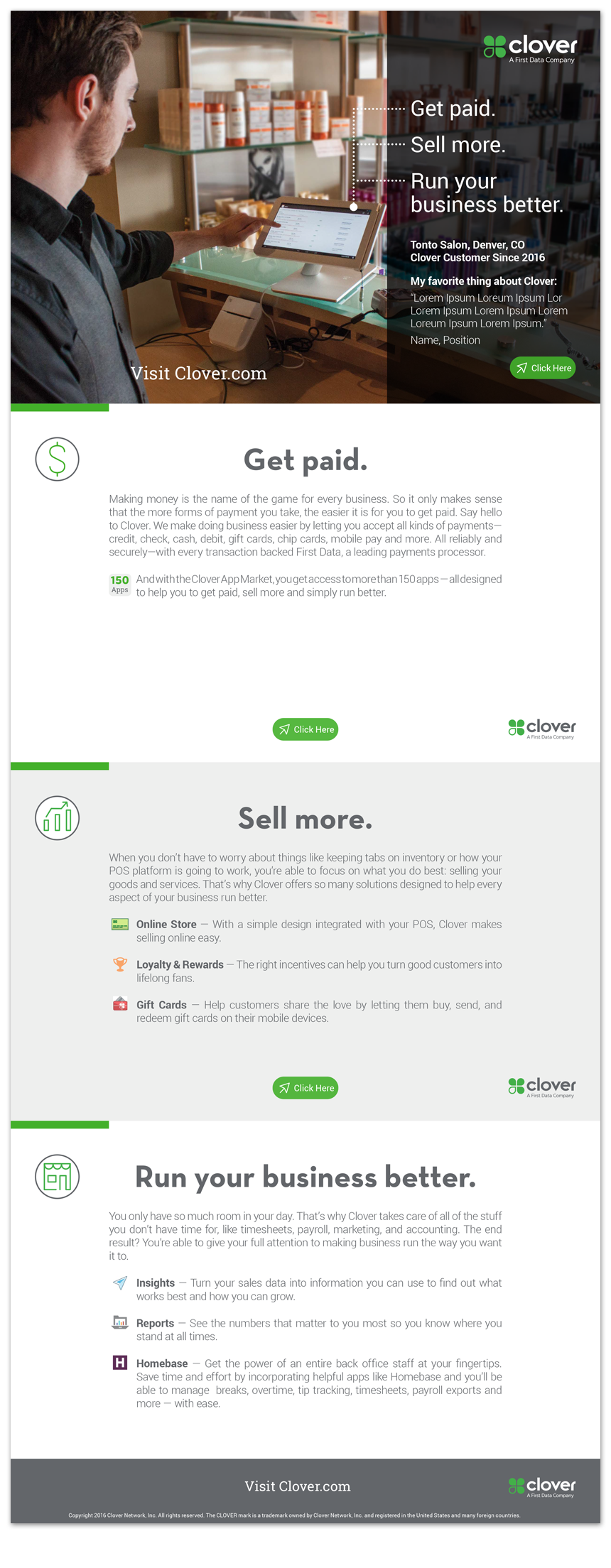 Email (digital brochure)