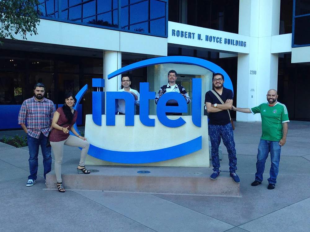 Fotografía del museo y oficinas de Intel.