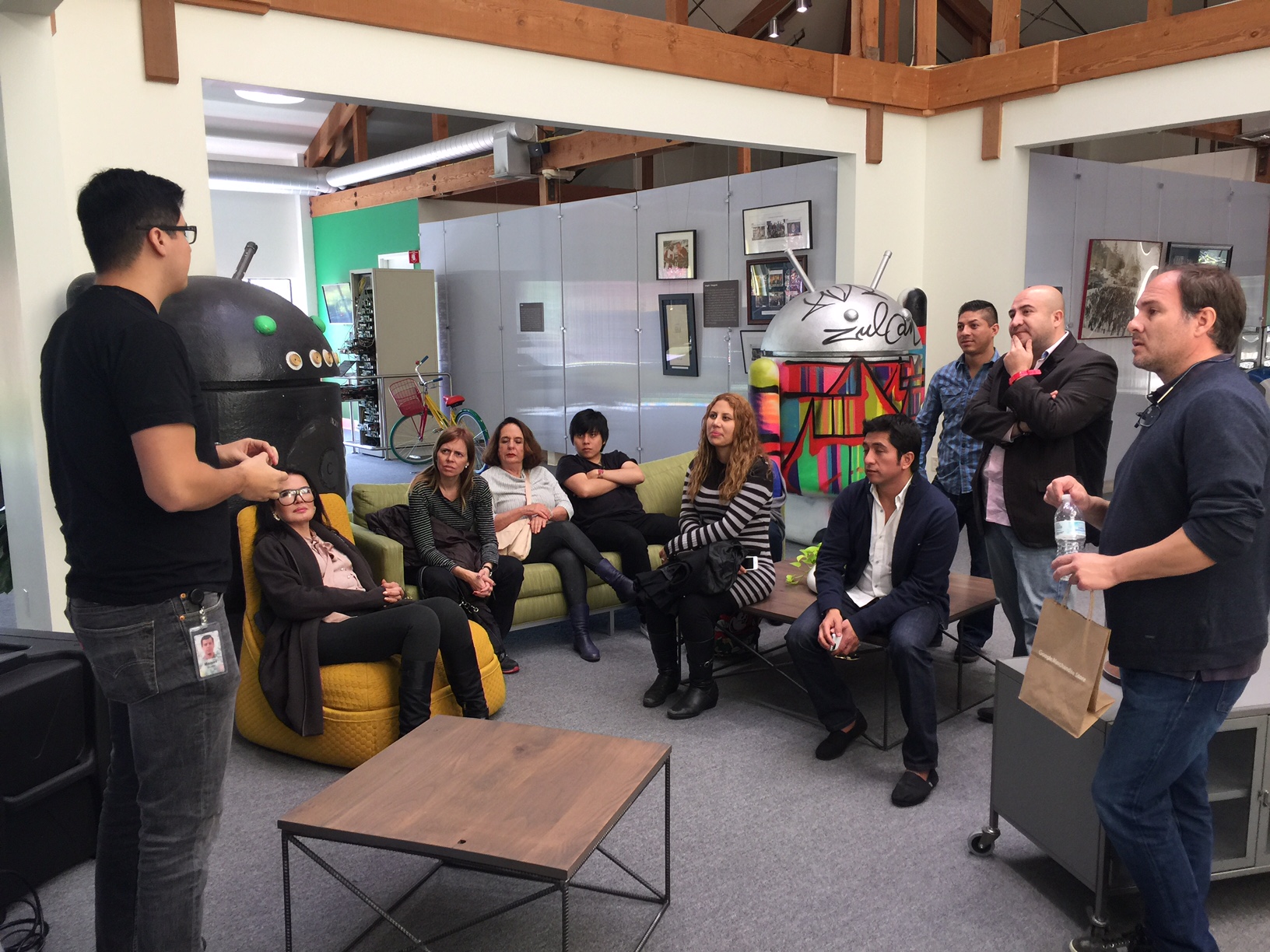 En las oficinas de Google en Silicon Valley.