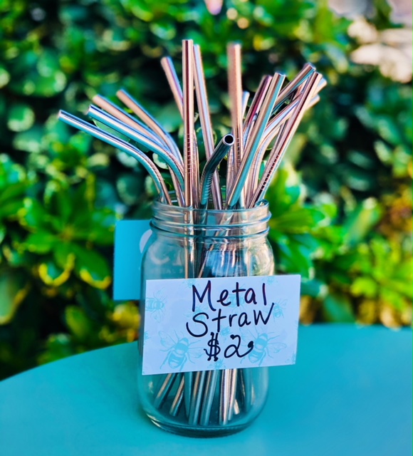 Straight Metal Straws