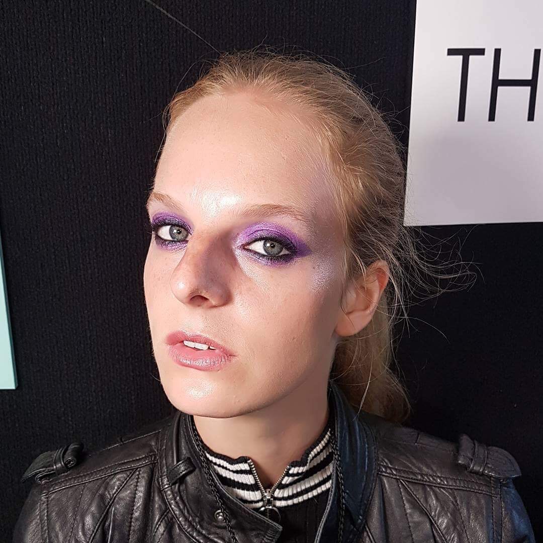 Look one on our beautiful model, Shirin. Makeup and photo taken by Kat.