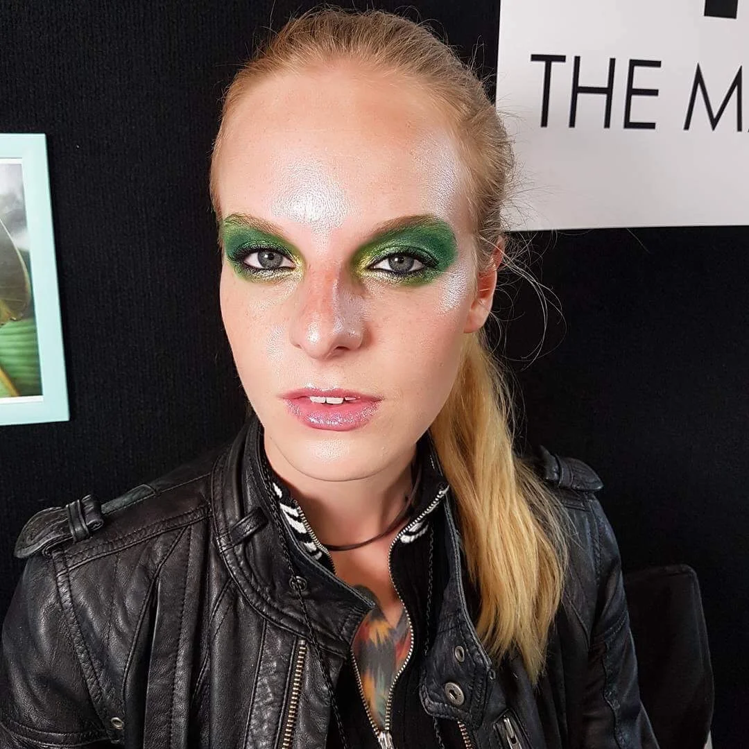 Look two. Makeup and photo by Kat.