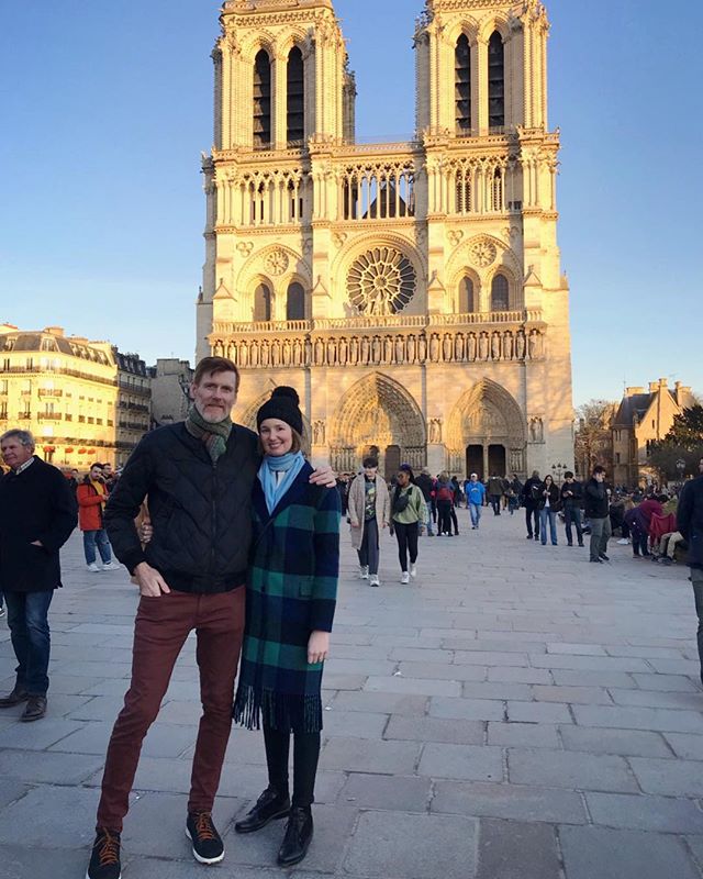 🖤Guess where we went! Trip to Paris and to see this medieval mothership, it took over 300 years to build 1100s-1300s #notredame 🖤