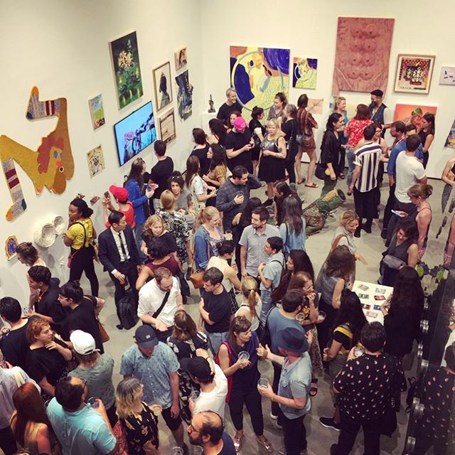 Great show!! Many thanks to @c24gallery and @fieldprojects ❤️❤️❤️ check out &lsquo;Pool Party&rsquo; up through Sept. 23rd!