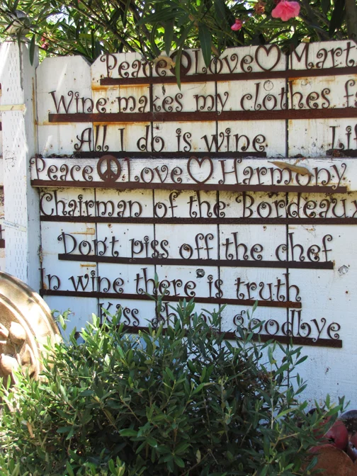 Peace Love Harmony...unfortunately it wouldn't fit in my suitcase
