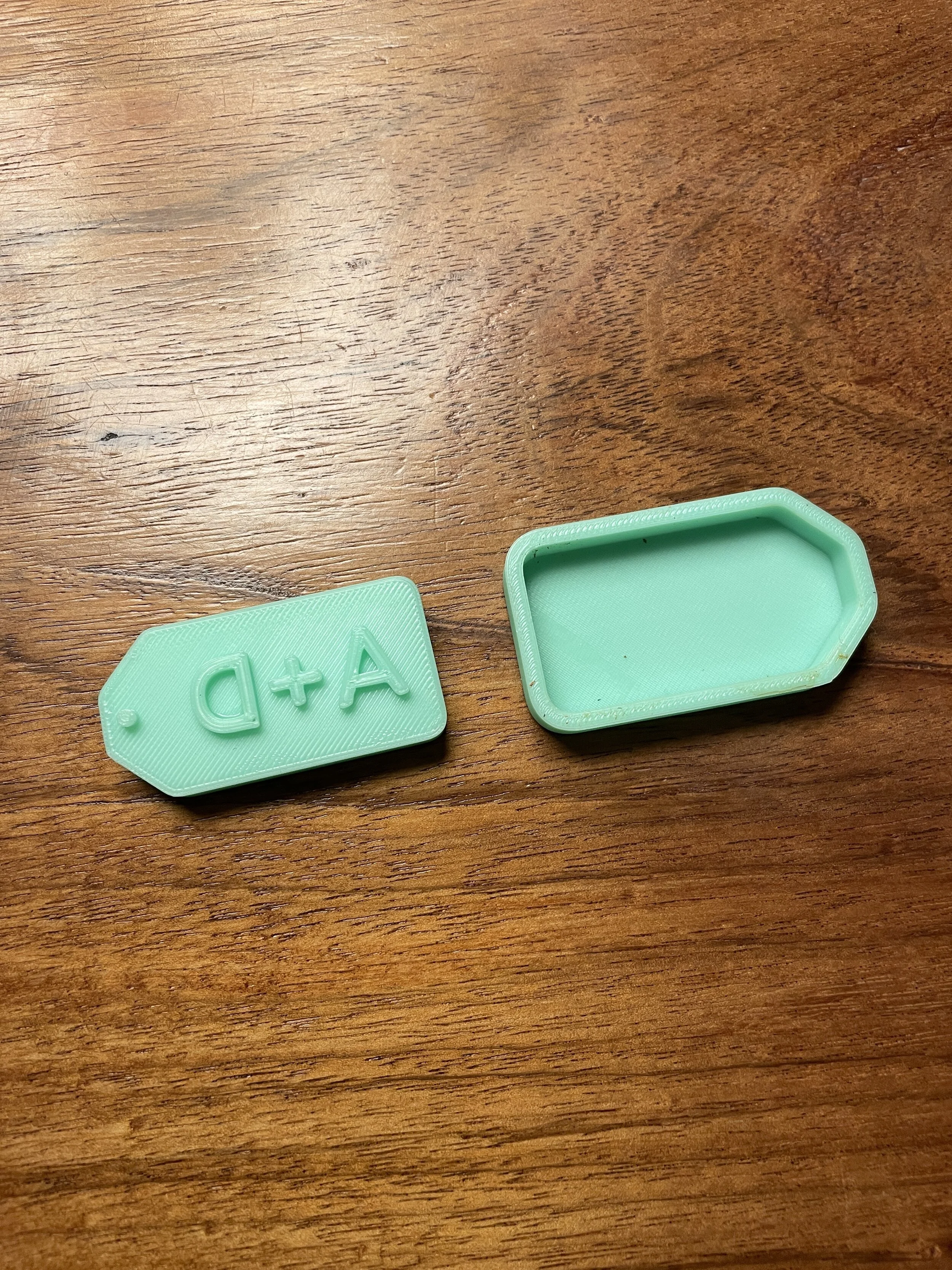 Example of 3D printed deboss tooling