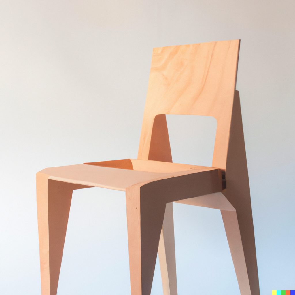 DALL·E 2023-05-08 11.24.54 - a bauhaus chair made from plywood.png