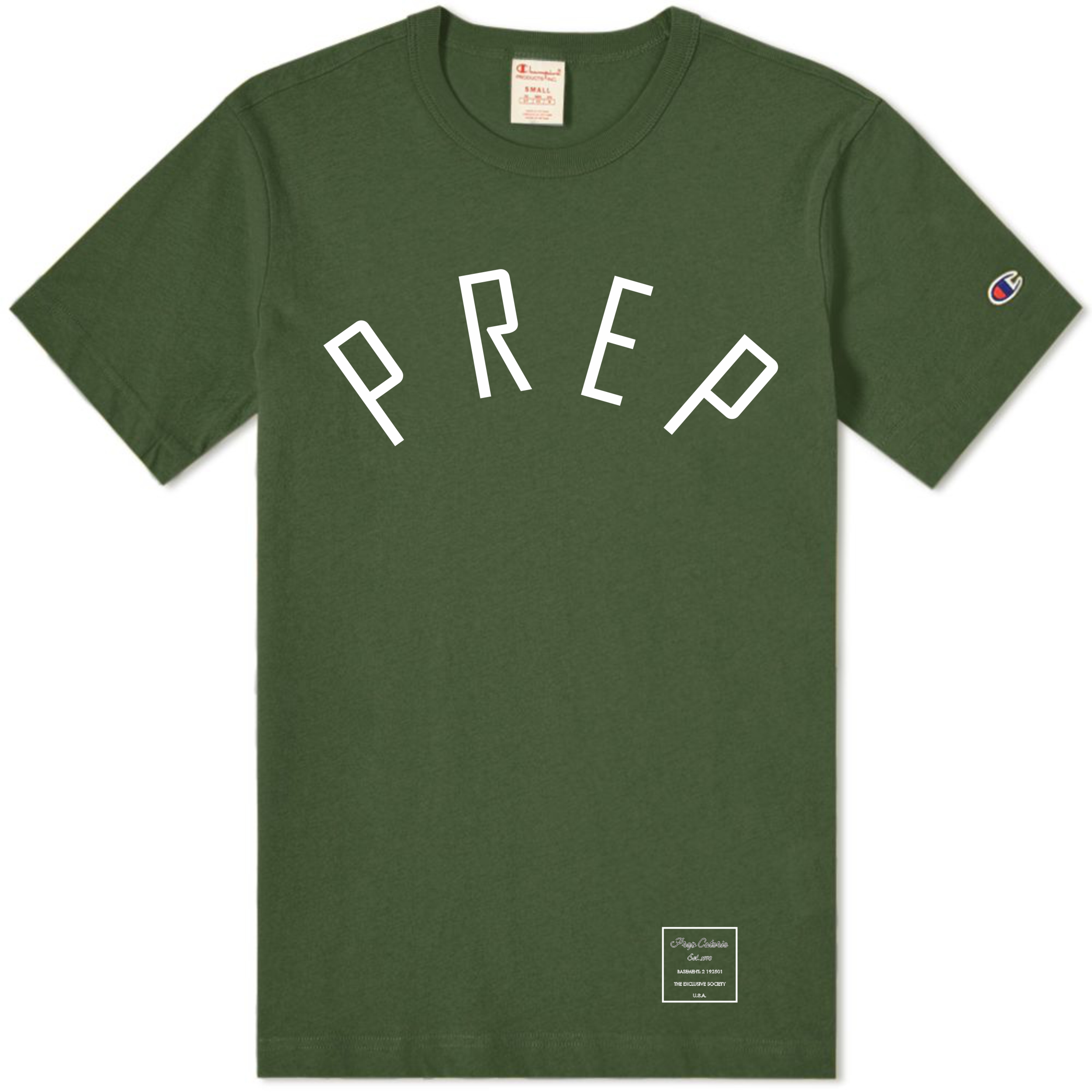 army green champion shirt