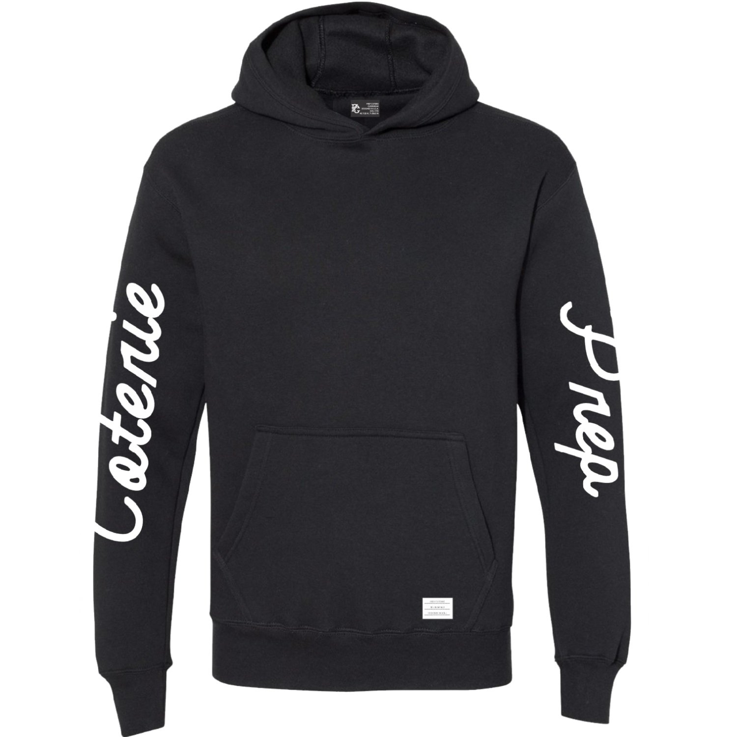 Armed script pullover blk kl.jpg