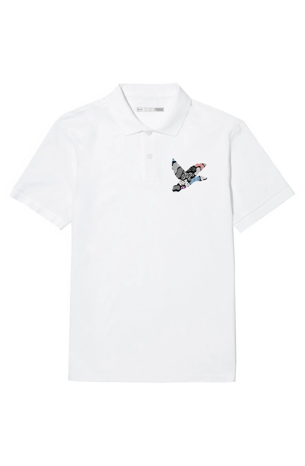 ABSTRACT LG DUCK LOGO POLO (WHITE)