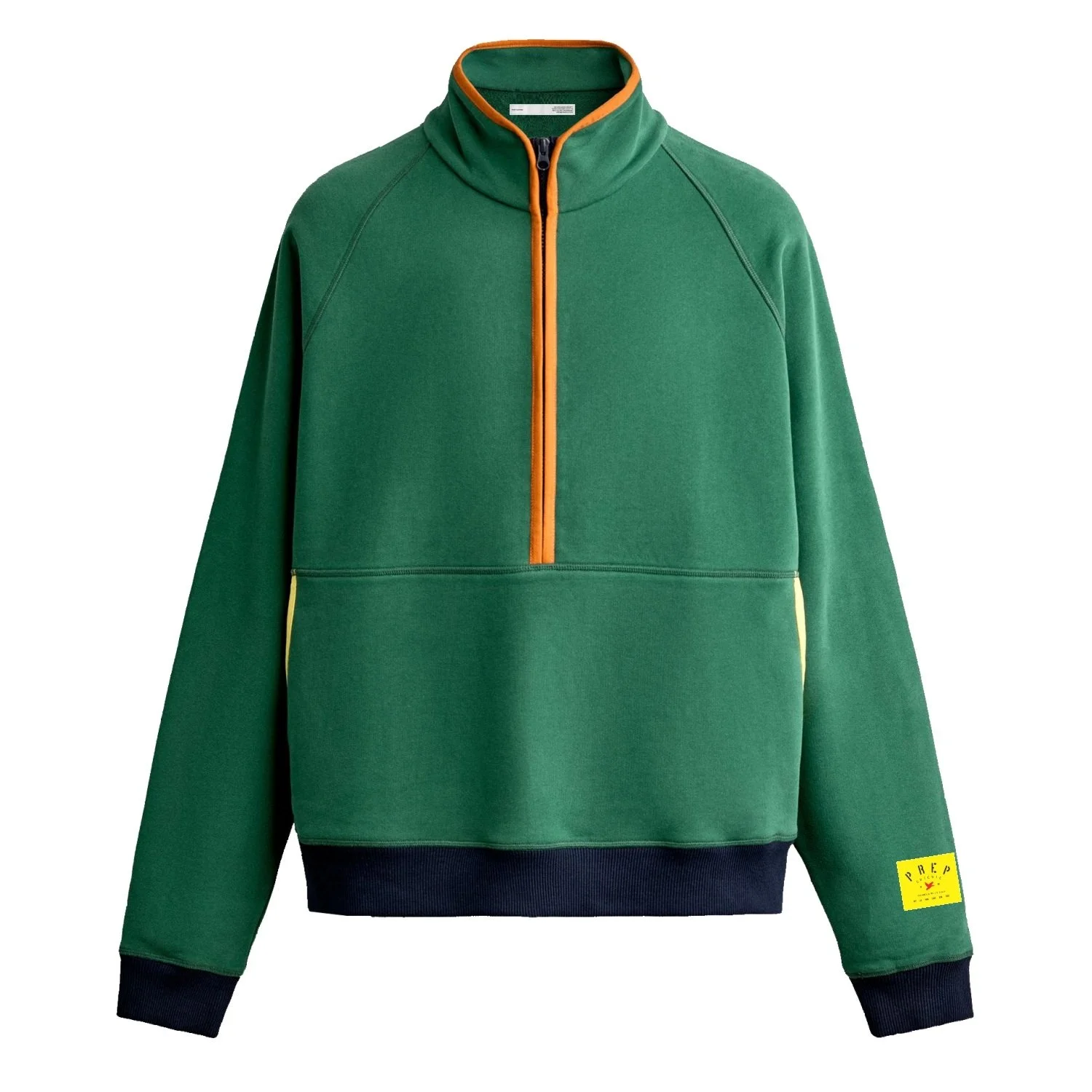 COLOR BLOCK QUATER ZIP sq fr.jpg