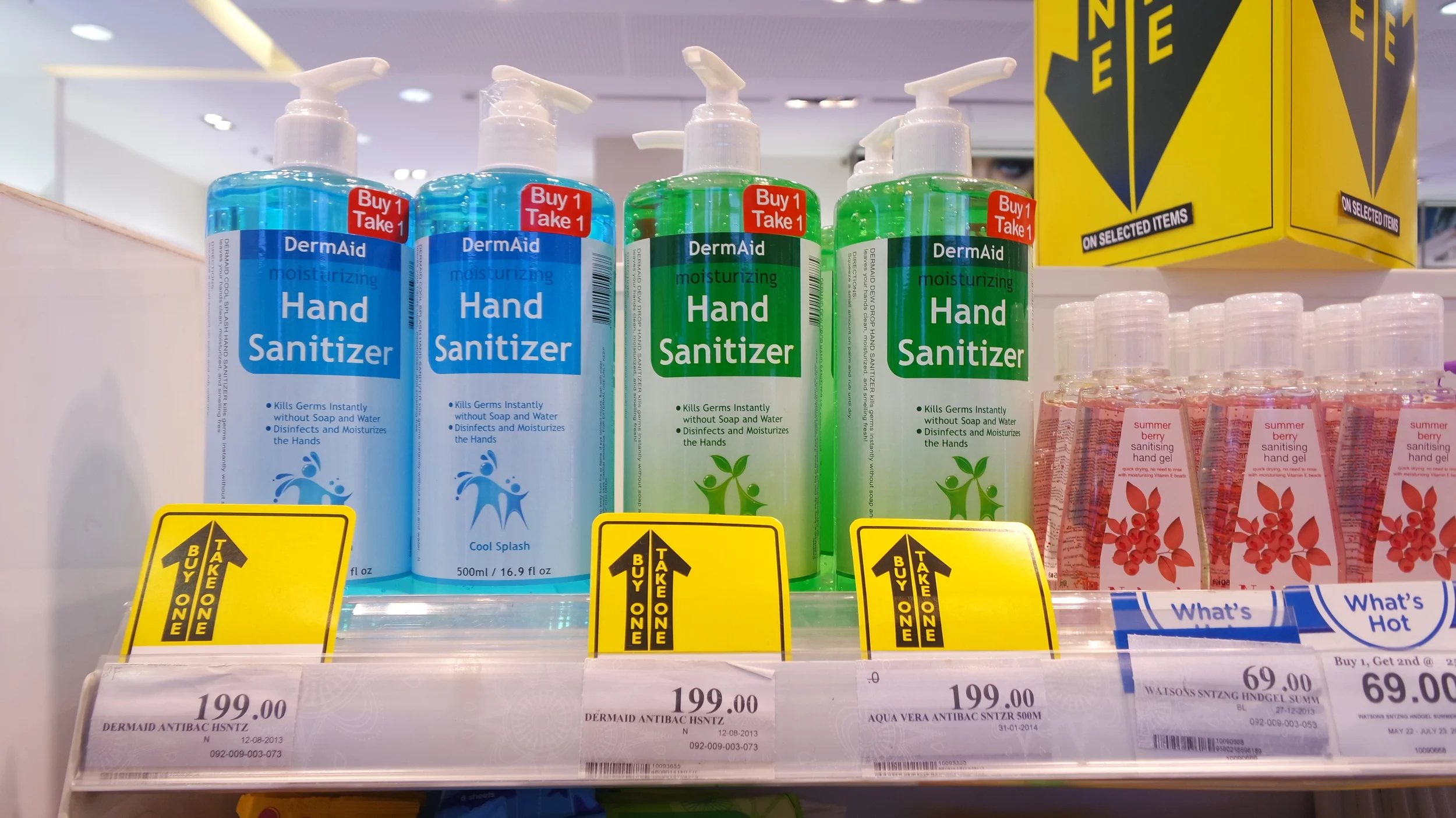 Bacteriaphobics, rejoice