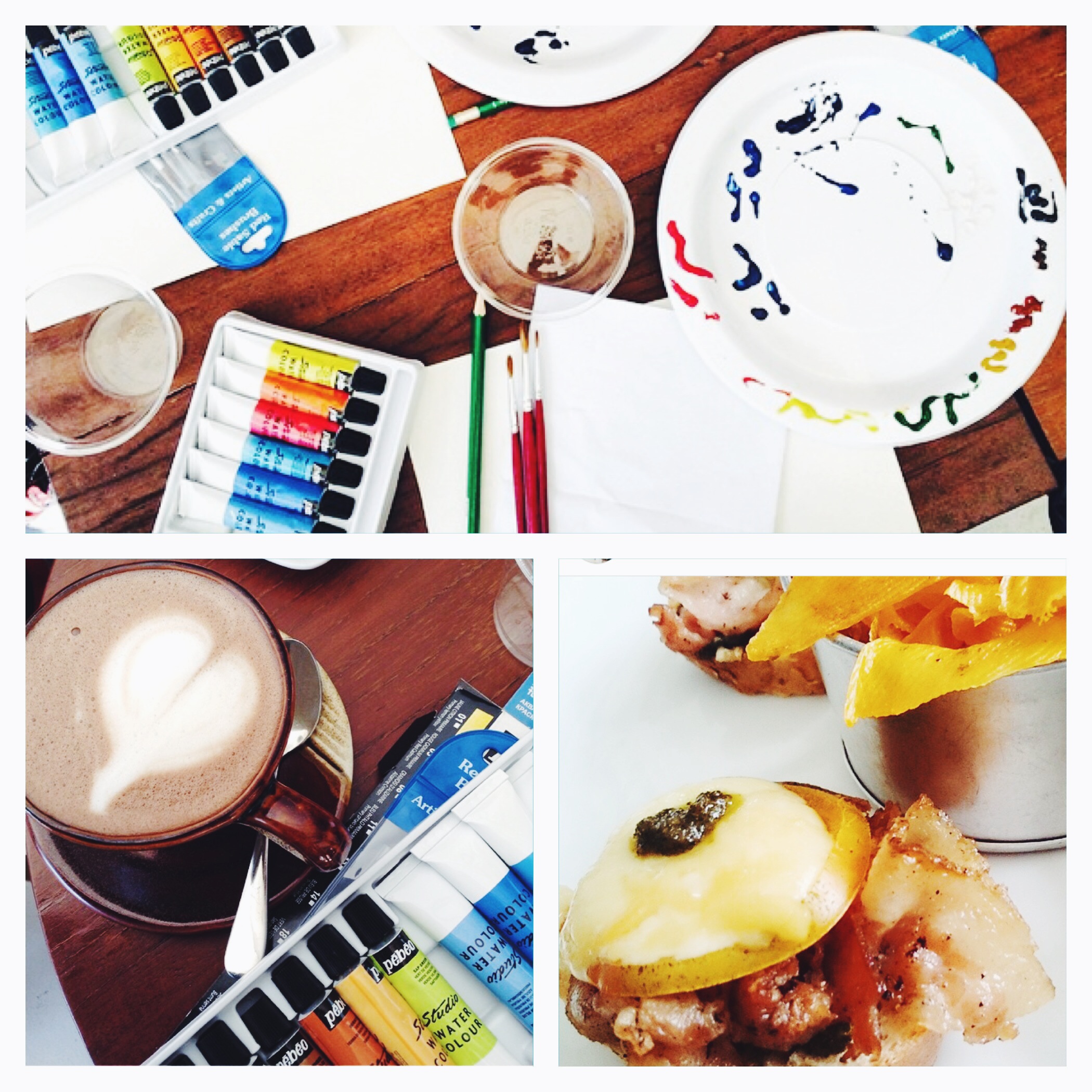 Paint, coffee, good food, and company - the recipe for the perfect Saturday morning
