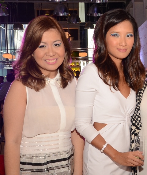 Shu Uemura retail and education manager Nadia Bautista and Shu Uemura group product manager Dyan Warren 