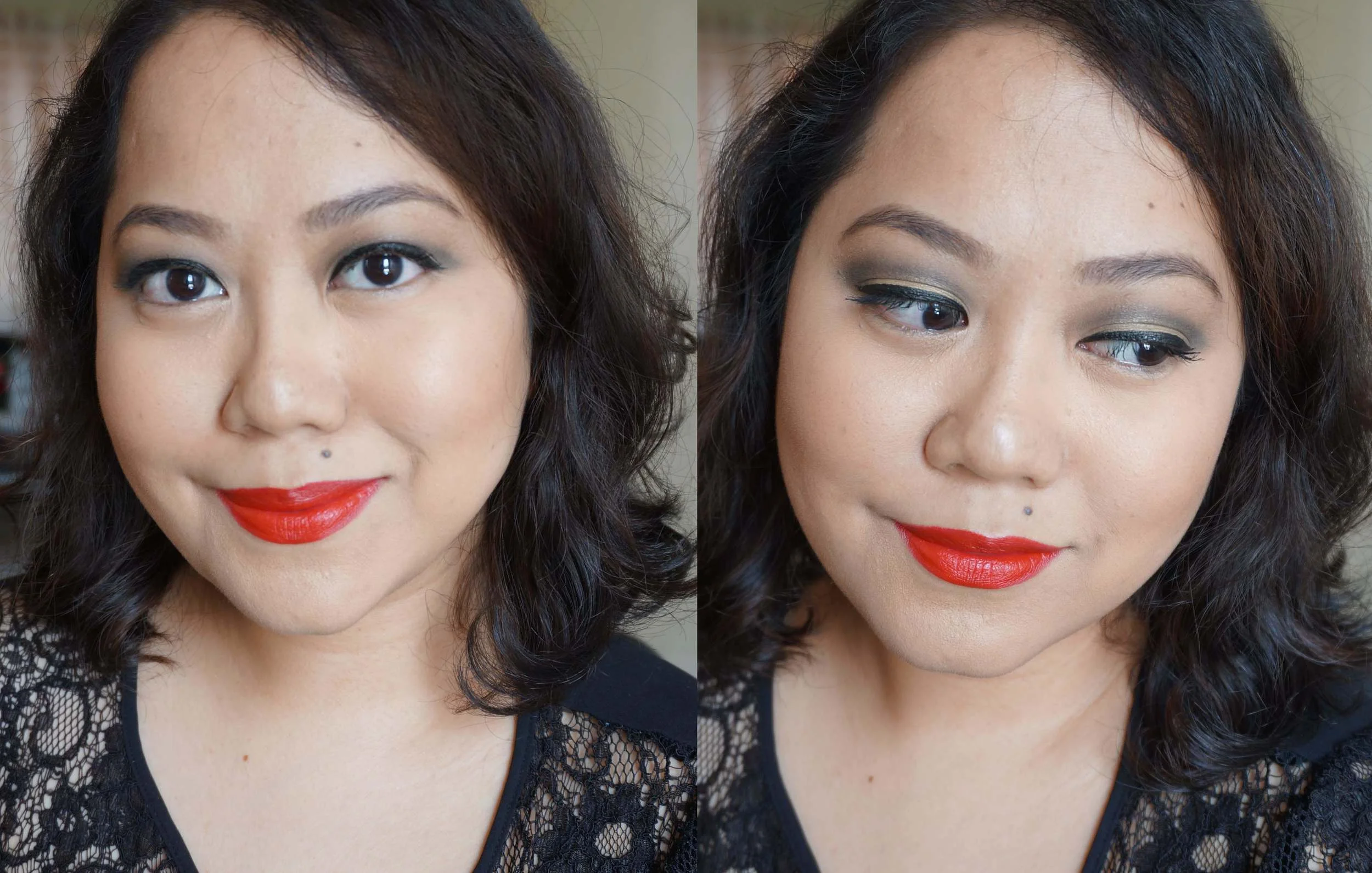 If you want to go all out for an evening soiree, go for the Rouge Tango! It's a vibrant red that's sure to steal the spotlight.