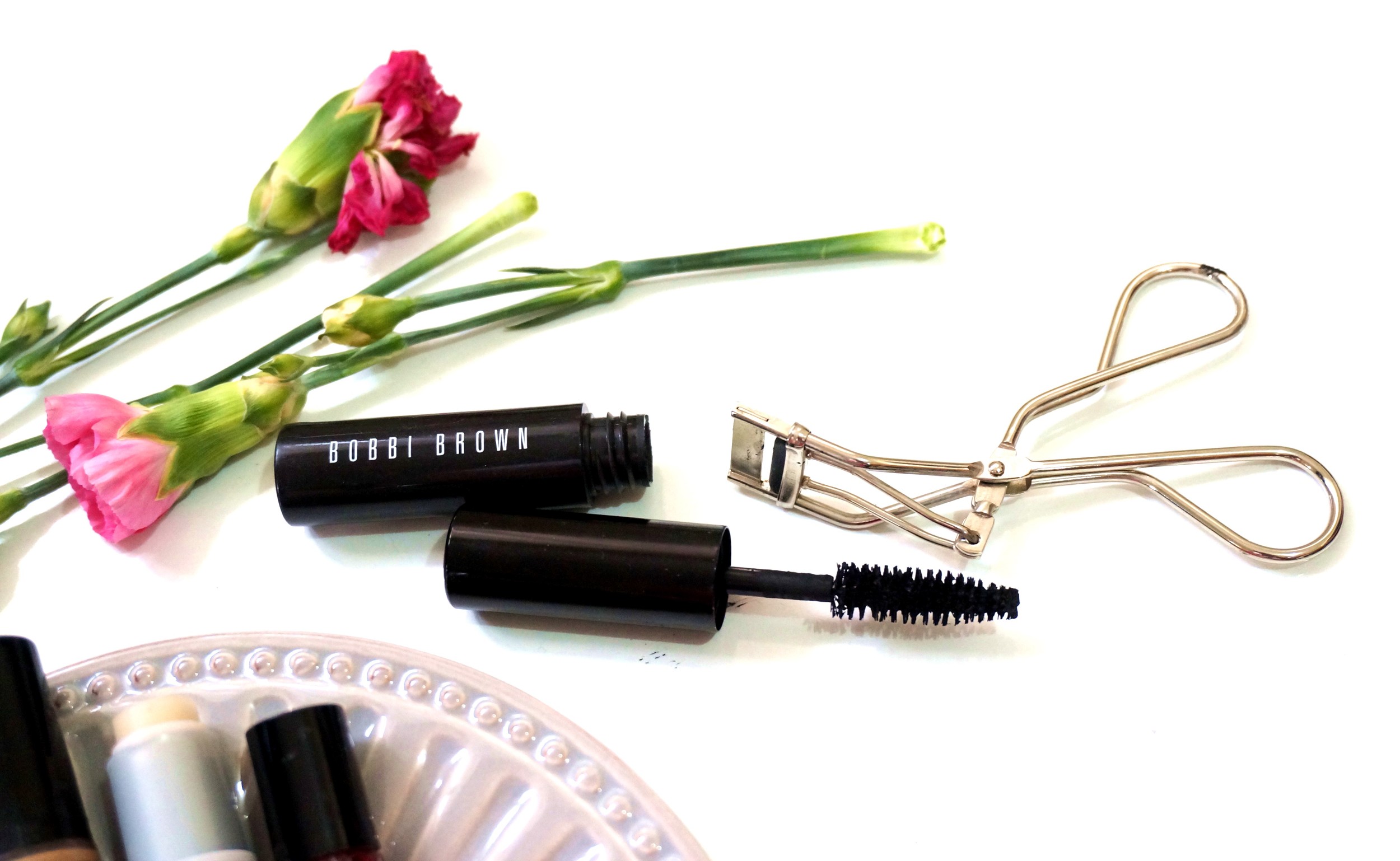 Bobbi Brown Extreme Party Mascara and Shiseido mini lash curler