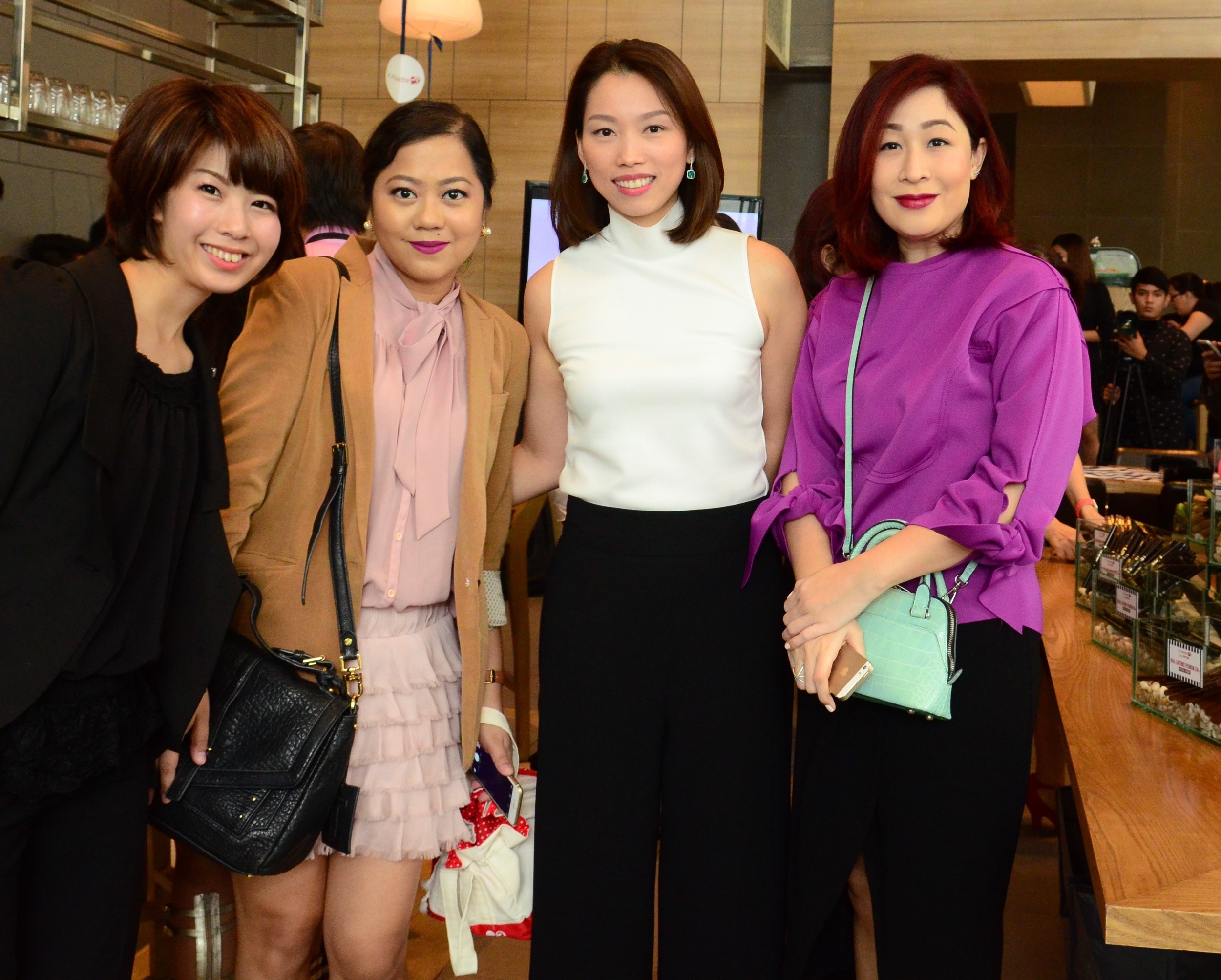 Left to right: Yuko Kameyama, myself, Cheryl Tan-Chua, Agoo Bengzon