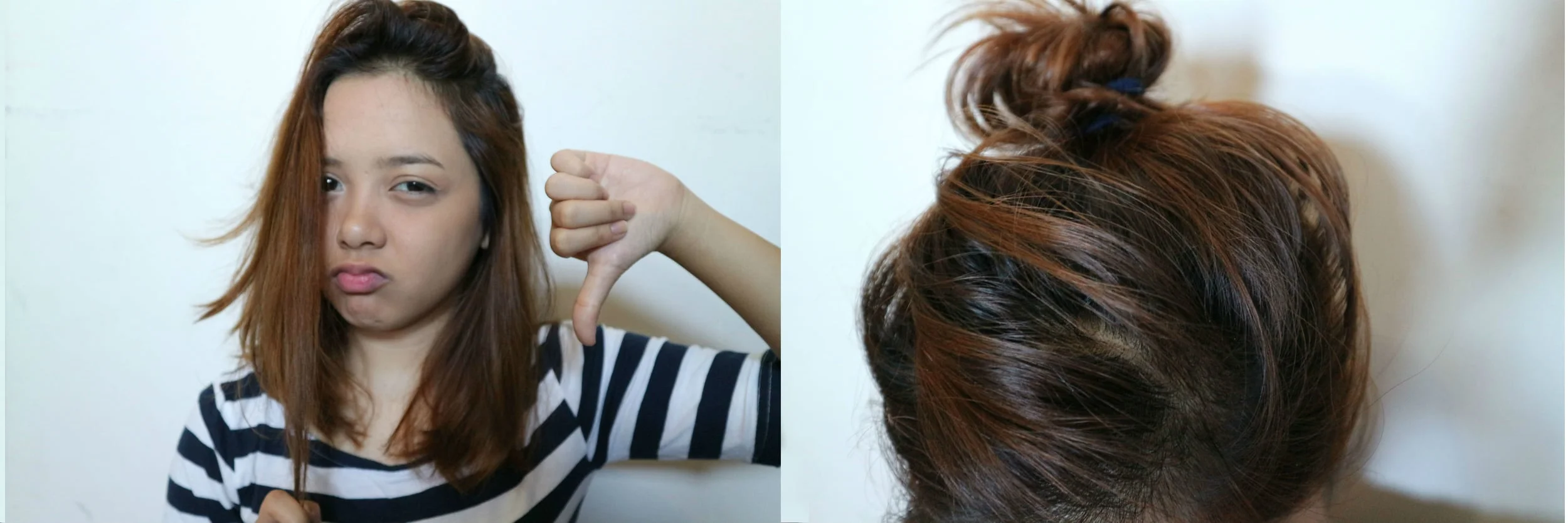 Thumbs down for three-day old hair and greasy roots