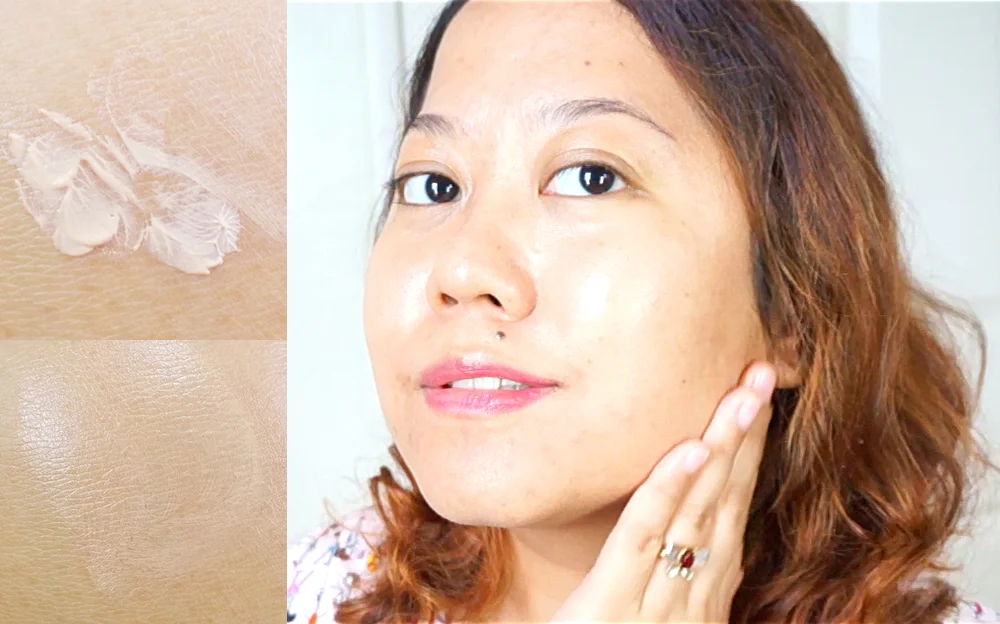 The shade I have is 01 - Light to Medium. Here it is applied on my bare face.