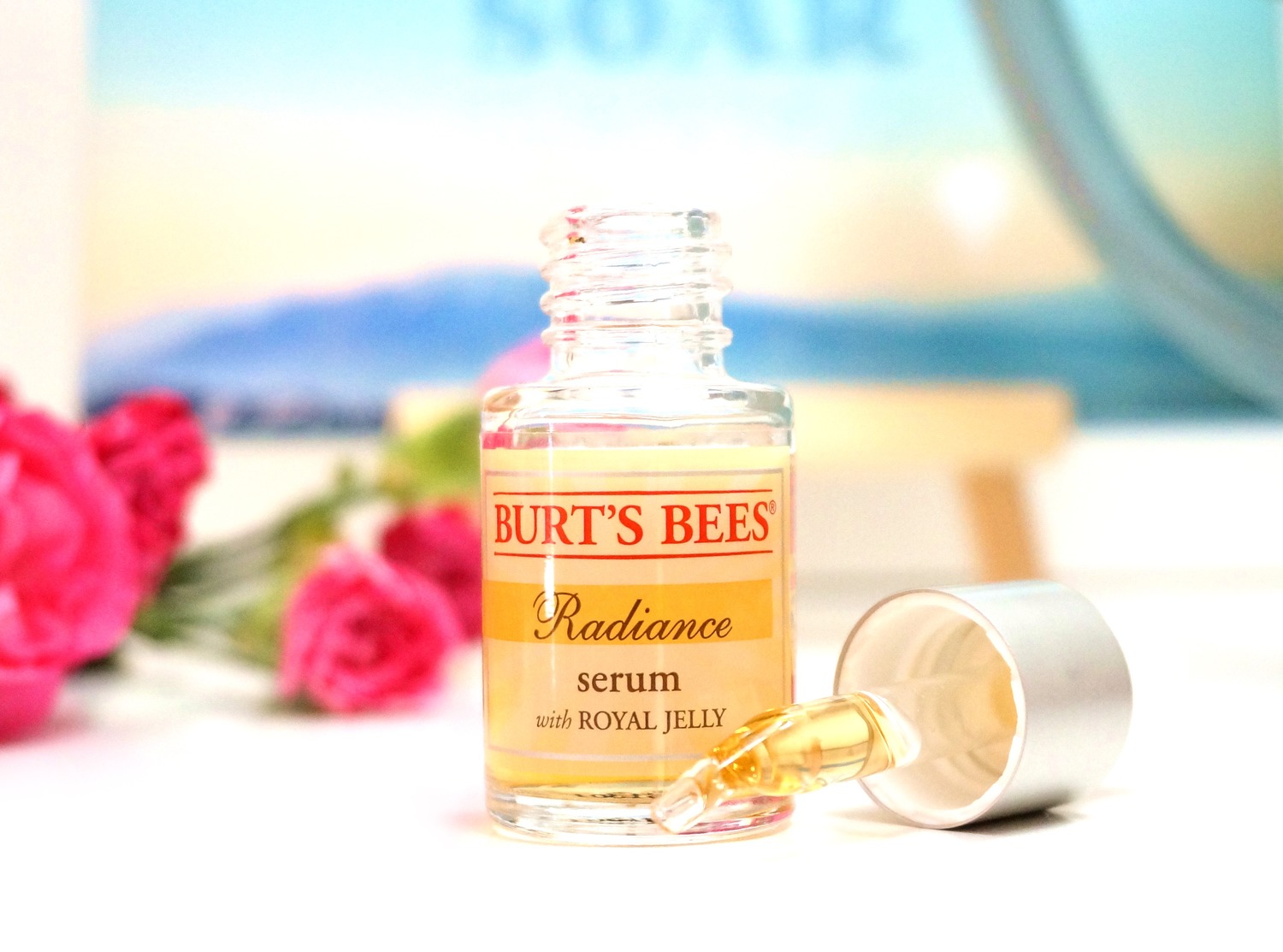 Our current favorite serum, Burt's Bees Radiance Serum , is formulated with glycerin. We recommend it even for extremely oily-skinned gals who have trouble with gel moisturizers.