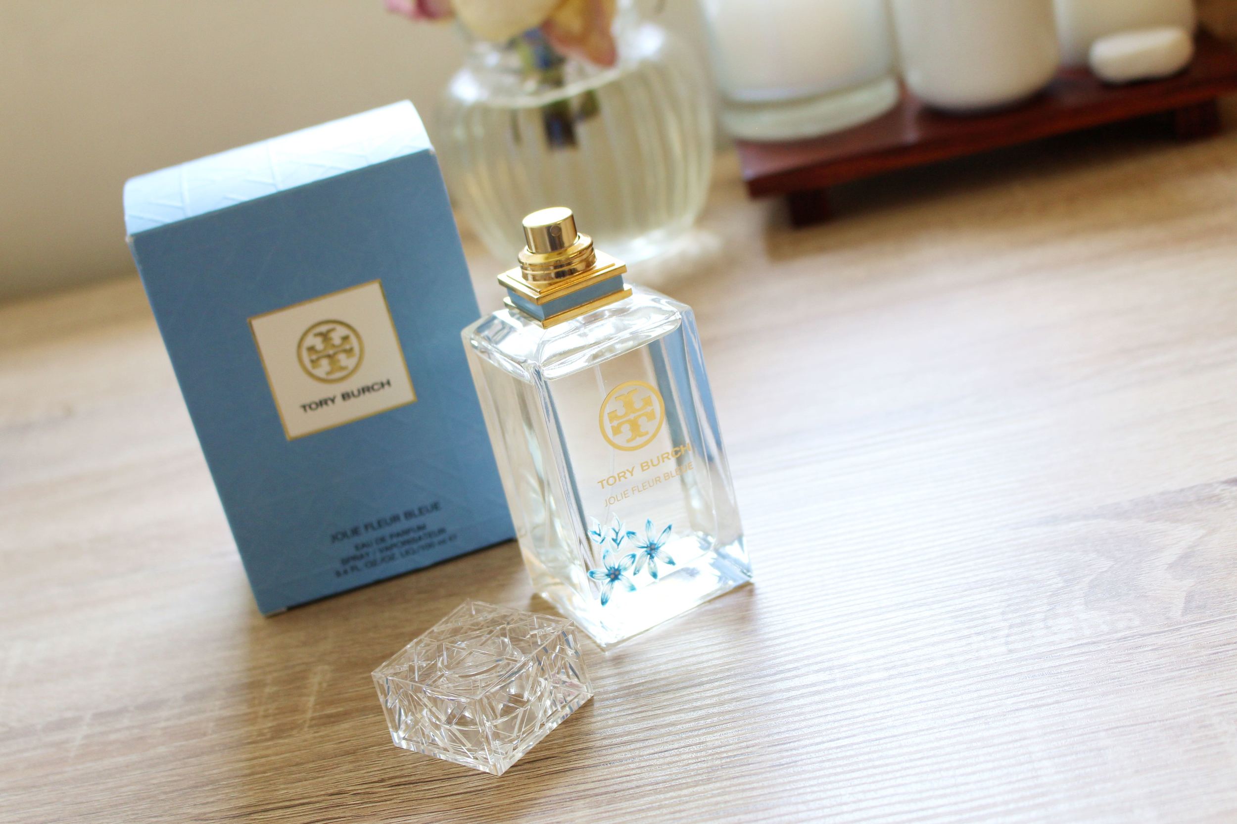 Current go-to scent: The Tory Burch Jolie Fleur Bleue — Project Vanity