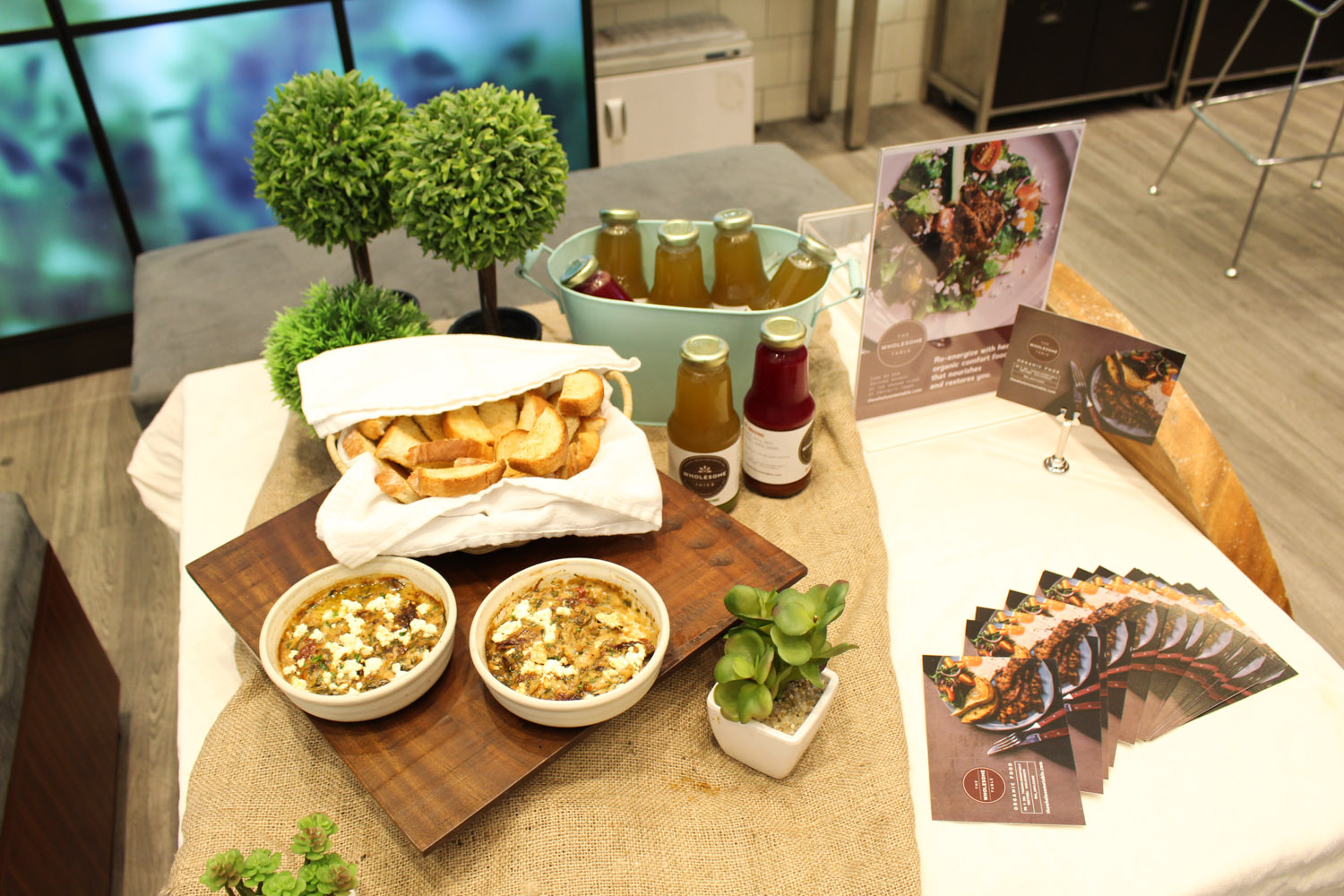 Healthy eats and drinks courtesy of Wholesome Table