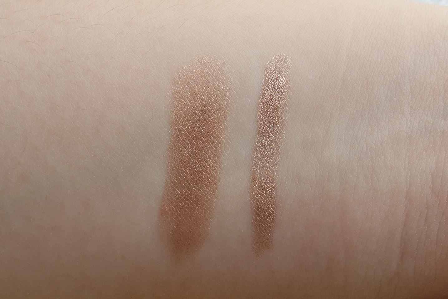 Left: Maybelline, Right: Laura Mercier