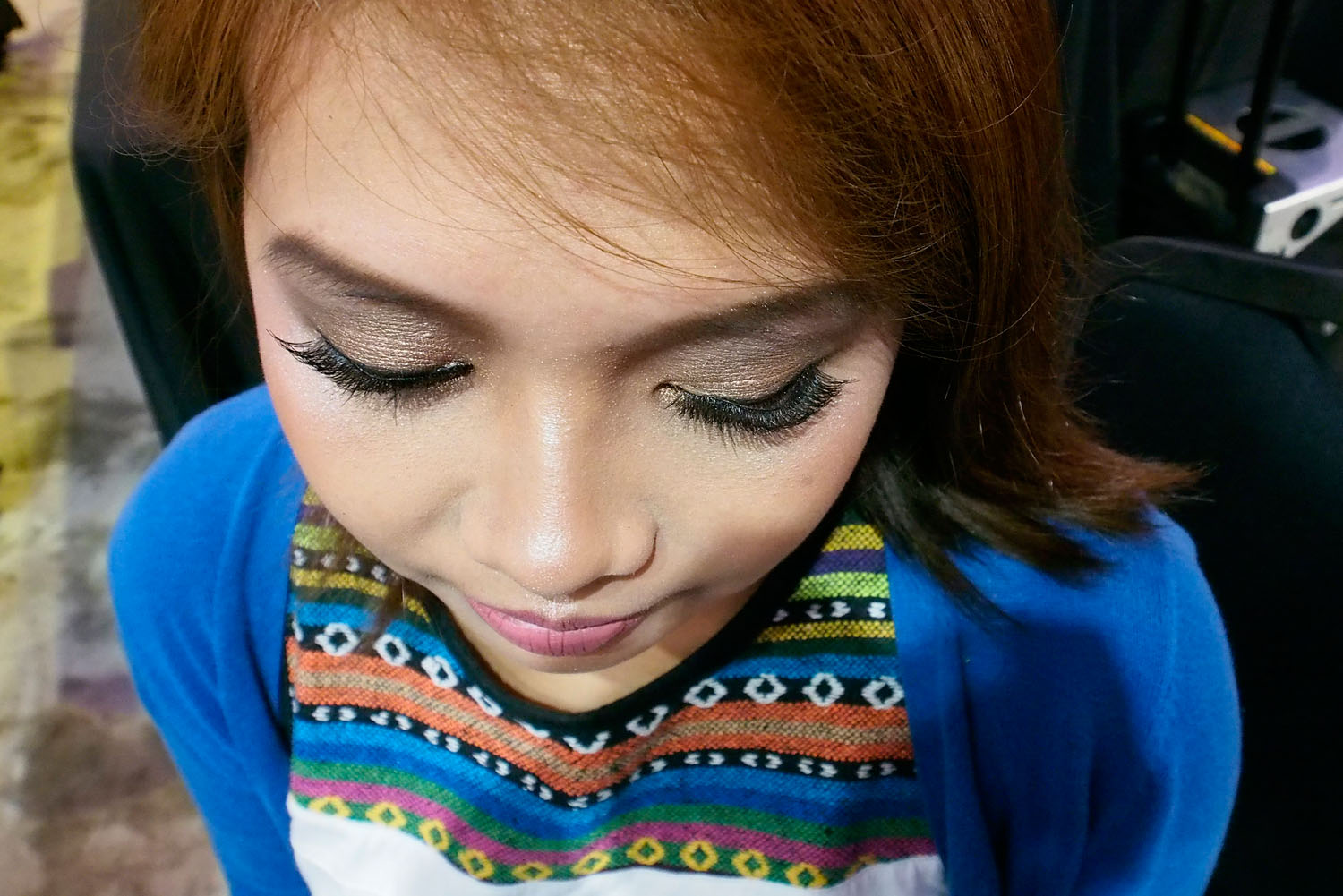 The bridal look I did on my cousin